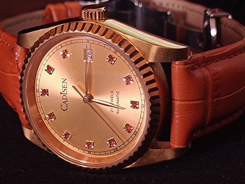 Reloj Homenaje Rolex Datejust Cadisen Automatico Miyota (Usado)