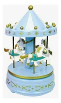 Comprar Cajita Musical Carrusel Calesita Celeste Caja Musical