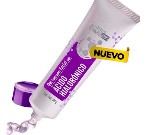Gel De Limpieza Facial Con Acido Hialuronico Arabela 120g Mixta Día/noche