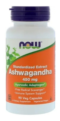 Ashwagandha Ginseng Indio 100caps Ansiedad Estrés + Energía