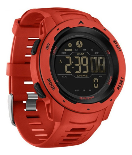 Reloj Sanda Digital Chronograph A Prueba De Agua Para Hombre