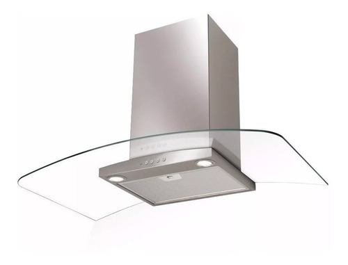 Extractor purificador de cocina Spar Ray ac. inox. y vidrio de pared 598mm x 46mm x 470mm plateado 220V