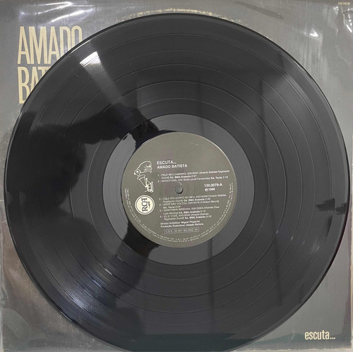 Lp Amado Batista - Escuta - Sem Uso - Mv (Usado)