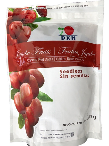 Jujube Fruits Dxn, Dátiles Rojos Chino