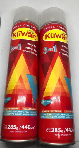 10 Pintura En Aerosol Kuwait Grande X 440 Cc Esm. Sintetico