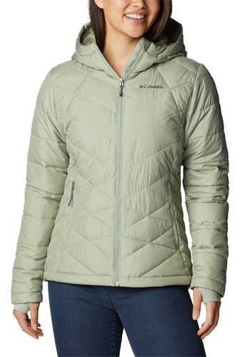 Jaqueta Columbia Heavenly Hooded Verde Feminino