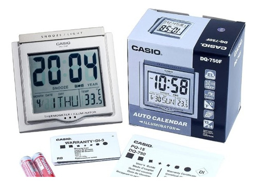 Reloj Despertador Casio Dq-750f