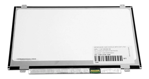 Imagem 3 de 3 de Tela 14 Led Slim Para Notebook Asus X450l | Brilhante