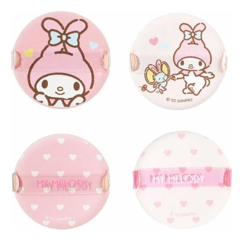 Set De Esponjas Para Maquillaje My Melody 4 Pz Sanrio Miniso