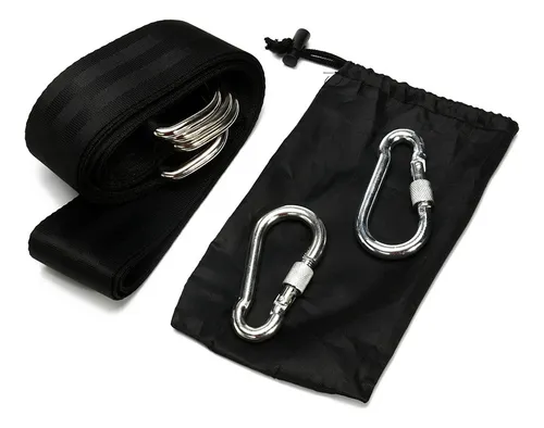 Set De Mosquetones Metálicos De Acero Con Forma De Hamaca, 1