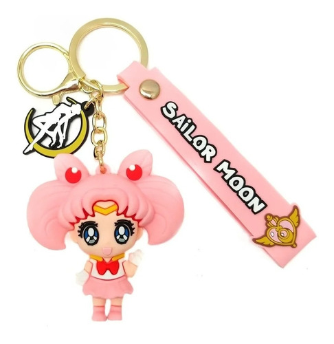 Llavero Manilla Sailor Chibi Moon Macizo 3d