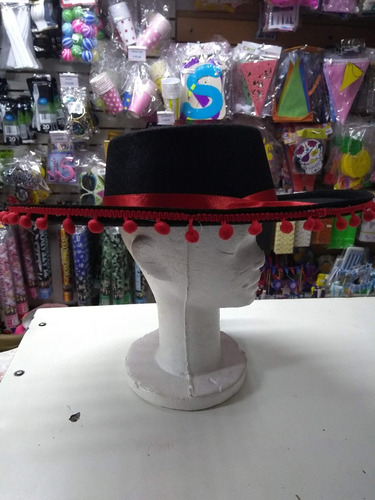 Imagen 4 de 5 de Gorro Sombrero Flamenco Español De Tela Cotillon