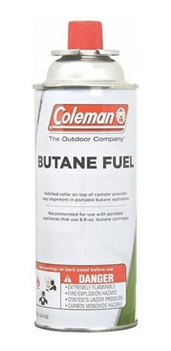 Gas Butano Cartucho Coleman 250gr Para Anafe 8.8oz Universal