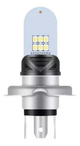 Lampara Led P/ Moto H4 Hs1 Silver Honda Cg Fz Bajaj Rouser 