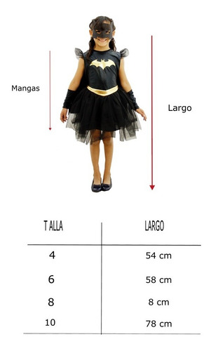 Imagen 2 de 9 de Disfraz Dc Licencia Bat Girl Dlx