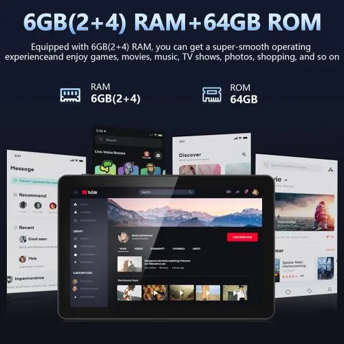 Tablet Ehfidc De 101 Pulgadas Con Android, 13 Tablets, 6 (