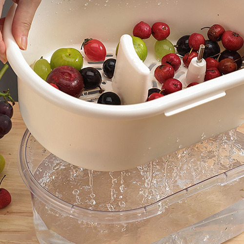 Manivela Lavadora De Frutas Limpador De Frutas E Legumes