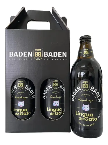 Cerveja Chocolate Baden Baden 600ml 2UN - Não Gelada