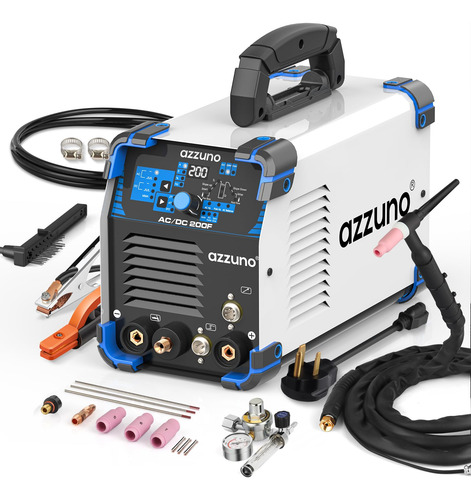 Azzuno Soldador Tig Ac/dc 200a 110v/220v Mmg