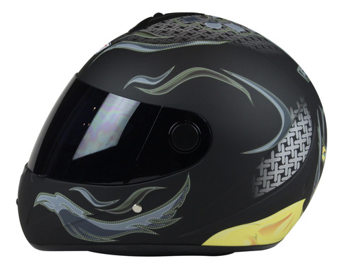 Casco Moto R7 Racing Integral Máscara Rey Mysterio Dot