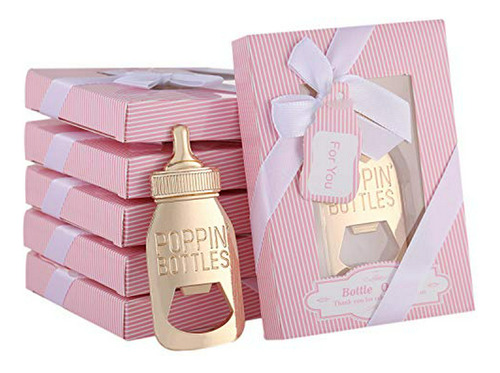 Set Abrebotellas  Poppin Bottle  Para Baby Shower Niña