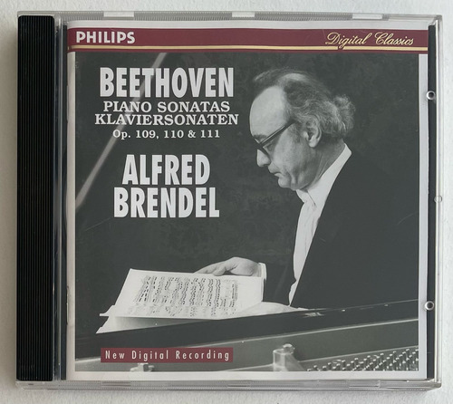 Cd Beethoven Piano Sonatas Op. 109, 110 & 111 Alfred Brendel Estandar (Usado)