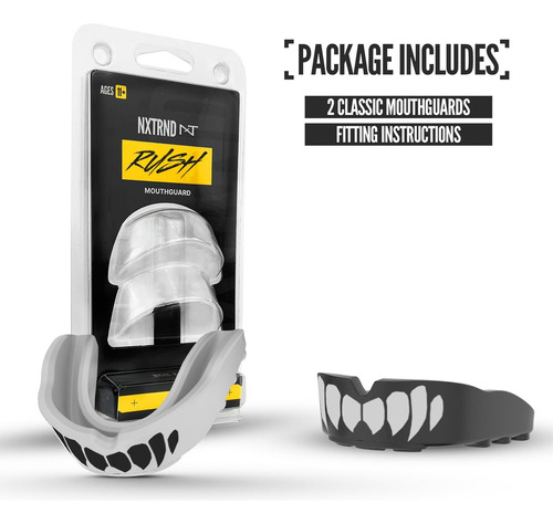 2 Pack Nxtrnd Rush Protector Bucal Deportivo, Protectores Bu