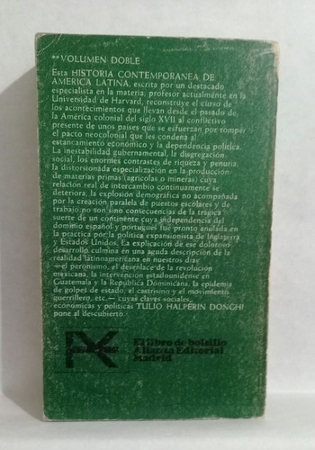 Imagen 4 de 7 de Historia Contemporanea America Latina Tulio Halperin Donghi
