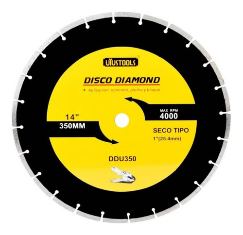 Disco Diamantado 14  (355mm) Para Hormigon Concreto Ladrillo