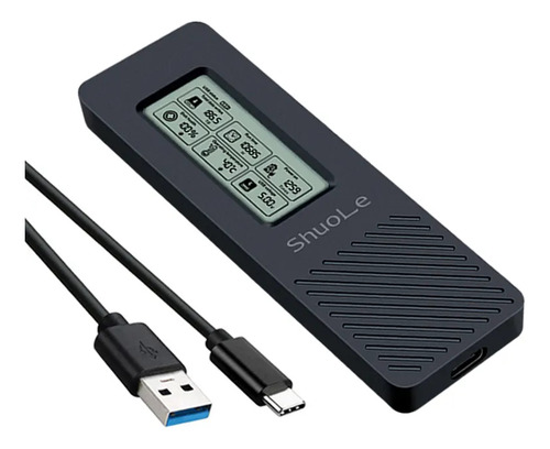 Carcasa Para Ssd M.2 Ngff Y Nvme, Externo, Usb 3.1, Tipo-c