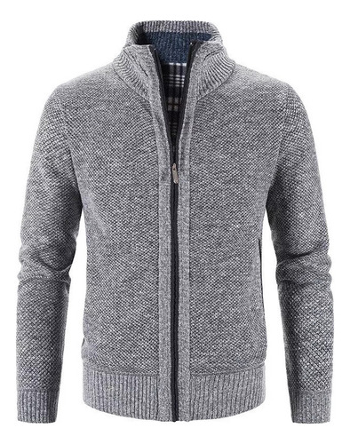 Chaqueta De Punto Acolchada Cálida Y Gruesa Para Hombre