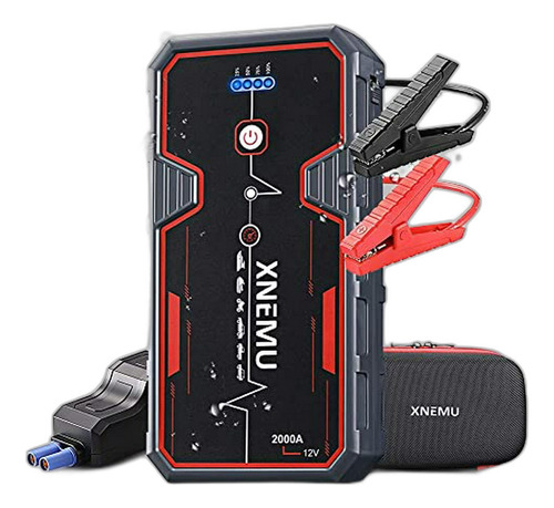 Arrancador De Salto Para Xnemu Car Jump Starter, 2000a Peak 