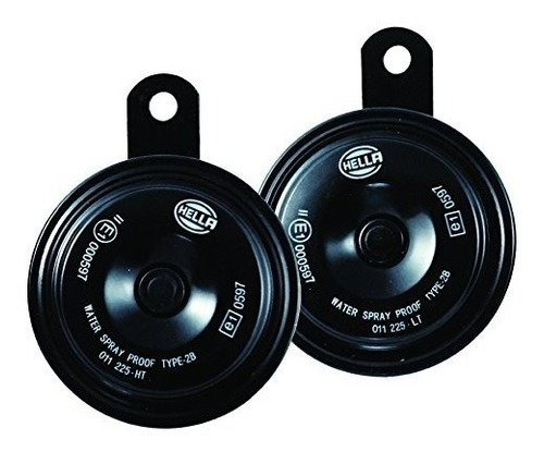 Bocina Disco 77mm 2 Tonos 12v 350-420 Hz Hella