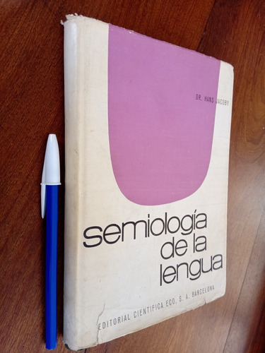 Semiología De La Lengua - Hans Jacoby