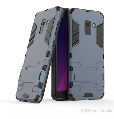 Funda Iron Case Para Samsung Galaxy A8 Sm-a800s Uso Rudo Color Gris espacial