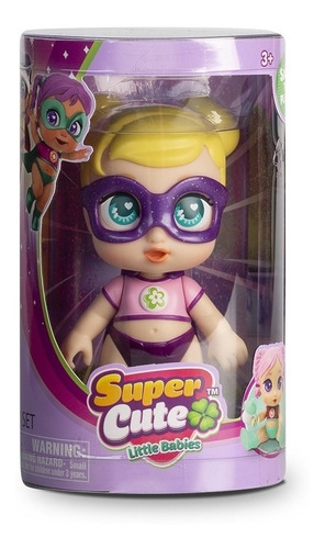 Muneca Super Cute Mini Heroina 12 Cm Con Acc Art Sc033