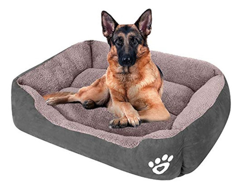 Cloudzone Cama Para Perros A Máquina Rectángulo Lavable Algo