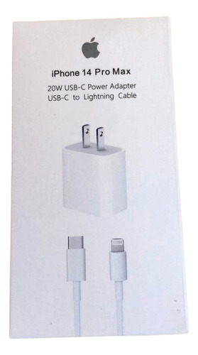 Apple Cargador 20w Usb-c Lightning To Usb Color Blanco