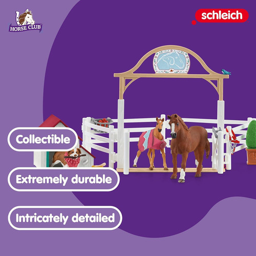 Set De Juego Schleich Horse Club 20 Piezas Caballos Y