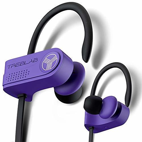 Auriculares Earbuds Inalambricos Treblab Purple Waterproof I