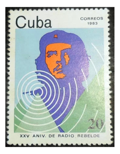 Radio Rebelde Che Guevara * Cuba 1983 Estampilla Mint
