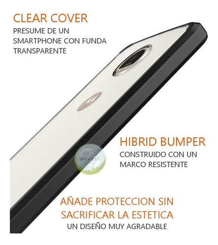 Imagen 5 de 5 de Funda Clear Case Cover Moto Z2 Play 2 Da Generacion
