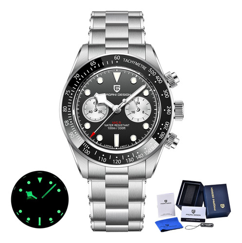 Relojes Pagani Design Para Hombre Quartz Bb Panda Chronograp