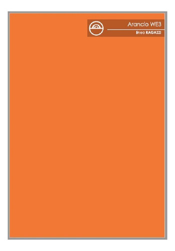 Placa Melamina Color Naranja 18mm 1,83 X 2,82 - Maderwil
