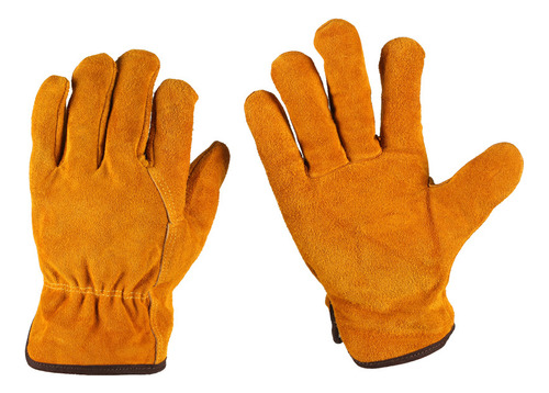 Guantes De Trabajo De Cuero De Vaca Para Hombres Protección