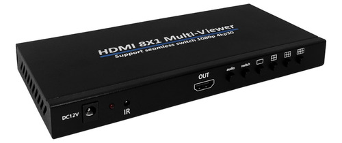 Imagem 1 de 9 de Multi-viewer 8 Fontes Hdmi Em 1 Monitor Full Hd 1080p 4k30hz