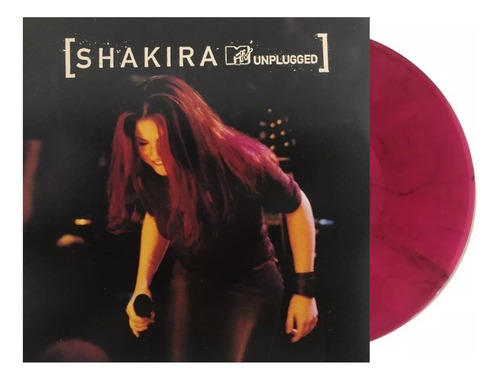 Shakira Mtv Unplugged Lp Acetato Vinyl / Splatter Rosa
