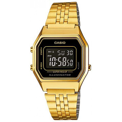 Reloj Casio Dama Retro Digital La 680wga 1b Agente Oficial