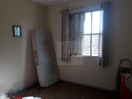 Imagem 11 de 19 de Apartamento Com 2 Dormitórios, Vaga De Garagem Suficiente , Espaço Para Motos E Bicicletas À Venda, 80 M² Por R$ 270.000 - Vila Matias - Santos/sp - Ap10771