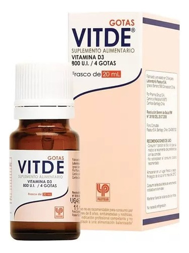 Vitde 800 U.i./4 Gotas Solución Oral 10 Ml